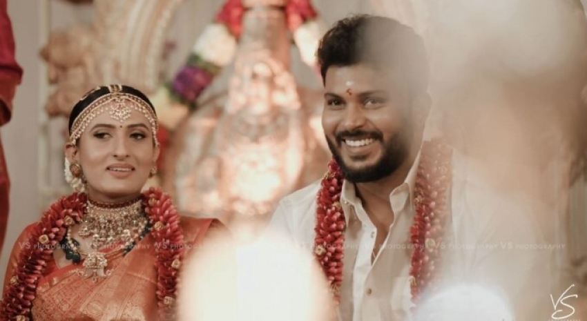 Ravichandran Son Manorajan And Sangeetha Marriage Photos