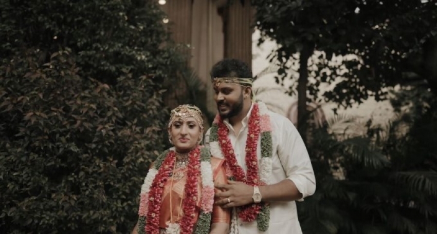 Ravichandran Son Manorajan And Sangeetha Marriage Photos