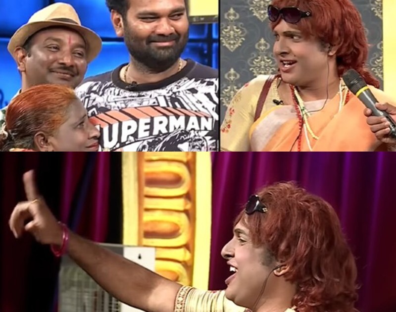 Extra Jabardasth Getup Srinu Comedy is amazing Lady Getup Sinu 26th August 2022 Latest Episode Viral Pics