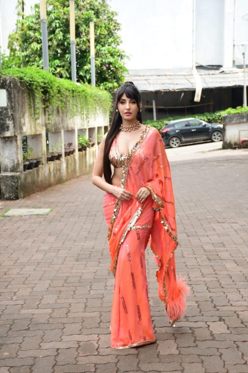 Nora Fatehi, Madhuri Dixit, Karan Johar and others snapped on the sets of Jhalak Dikhhla Jaa