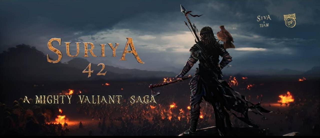 மிரட்டலான சூர்யா 42 படத்தின் மோஷன் போஸ்டர்.. தமிழில் உருவாகும் மற்றொரு பிரம்மாண்டம்!