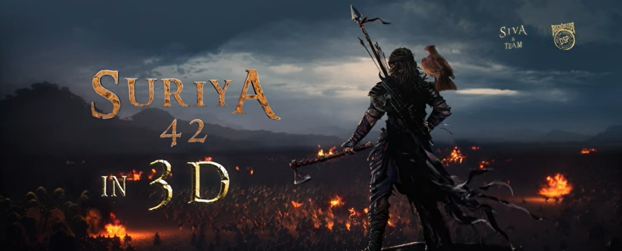 மிரட்டலான சூர்யா 42 படத்தின் மோஷன் போஸ்டர்.. தமிழில் உருவாகும் மற்றொரு பிரம்மாண்டம்!