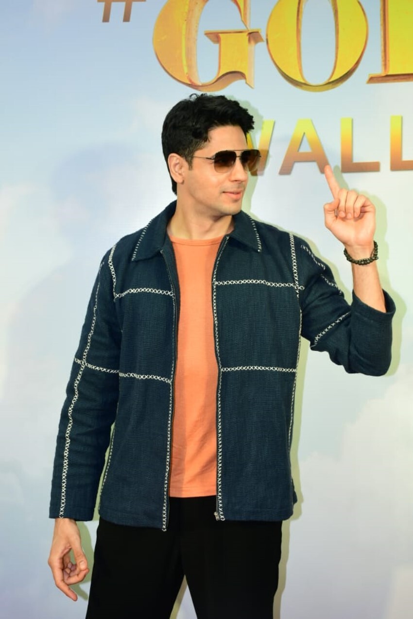 Ajay Devgn, Sidharth Malhotra, Indra Kumar and others at trailer launch of 'Thank God'