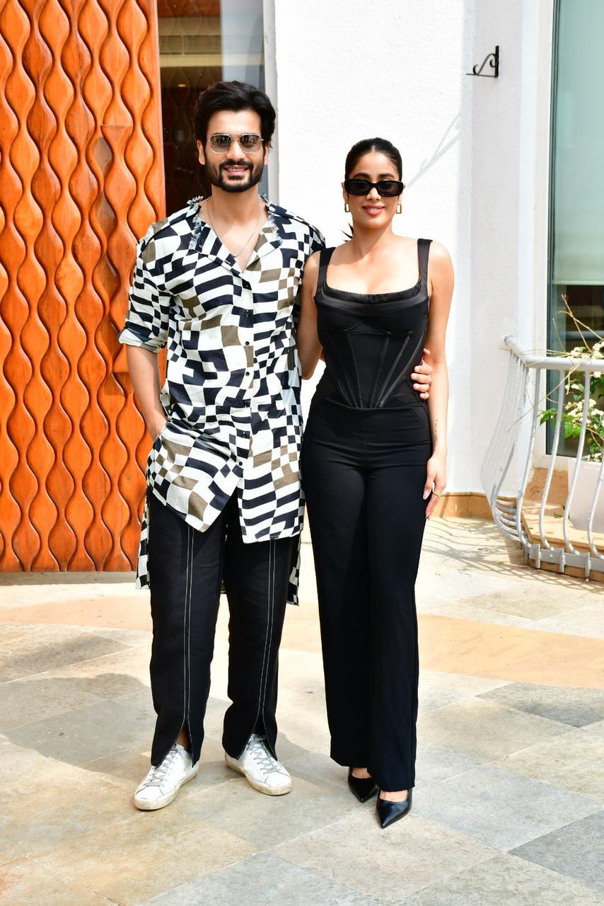 Janhvi Kapoor Weaves Magic In Black During Mili  Promotions