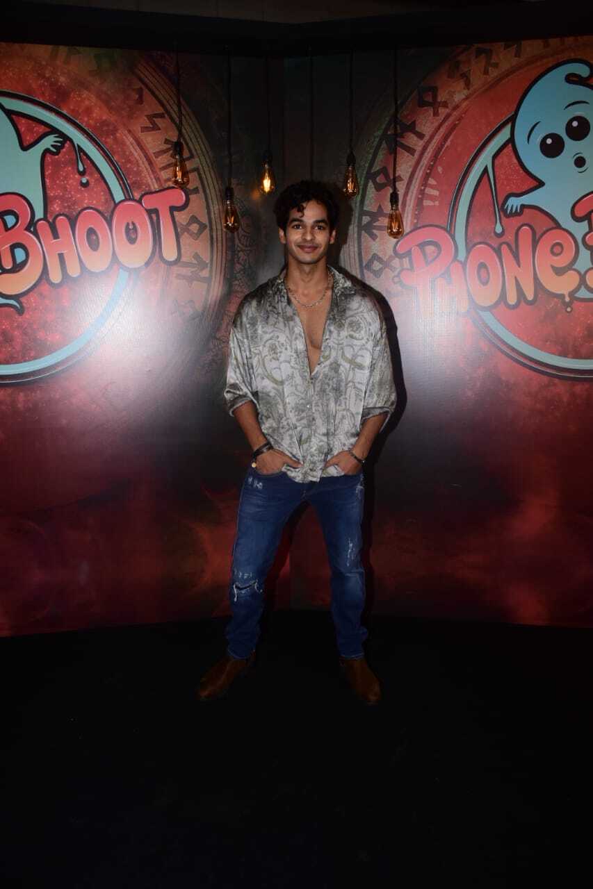Katrina Kaif, Ishaan Khatter and Siddhanth Chaturvedi snapped promoting Phone Bhoot at JW Marriott Juhu