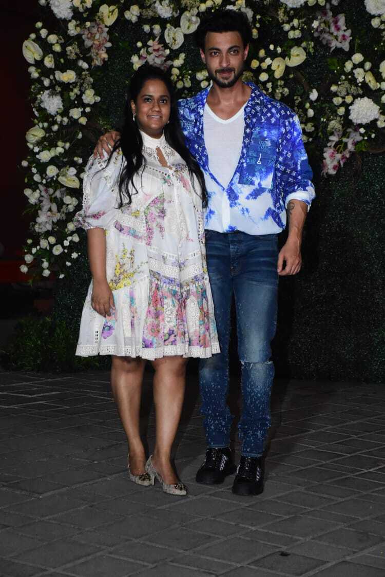 Salman Khan, Arbaaz Khan and others at Aayush Sharma's birthday bash