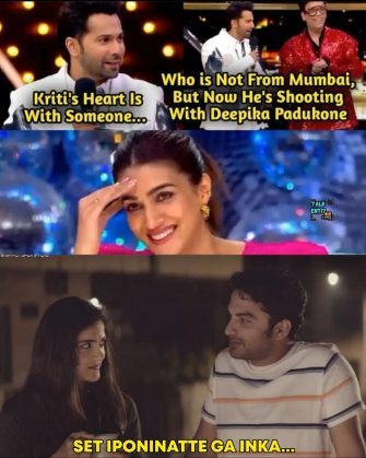 Kriti Memes Kriti Sanon & Prabhas Dating : Memes That Are Going Viral