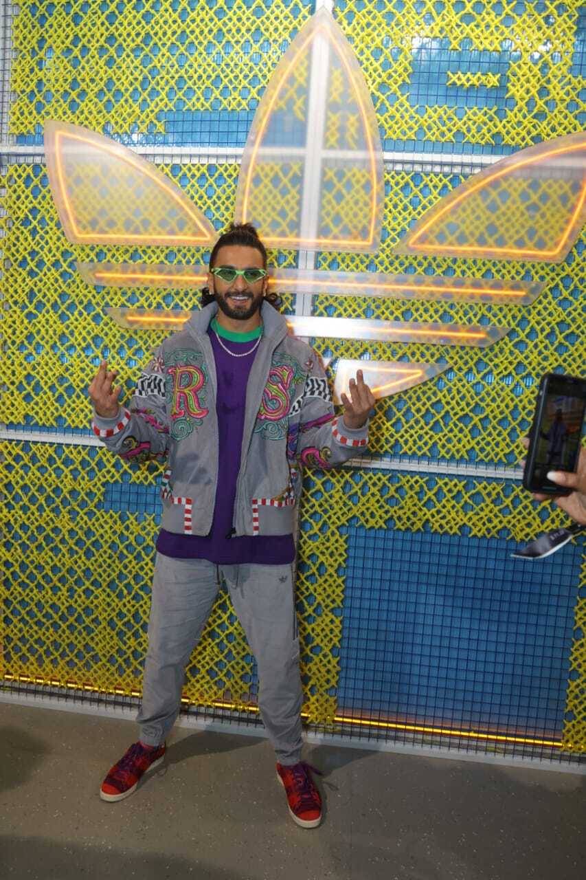 Ranveer Singh snapped at a store launch even in New Delhi