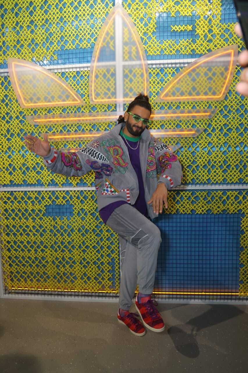 Ranveer Singh snapped at a store launch even in New Delhi