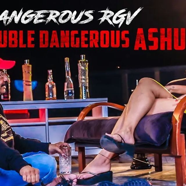 Ram Gopal Varma Crosses All Limits As He Licks Ashu Reddy’s Toes; Pictures Goes Viral