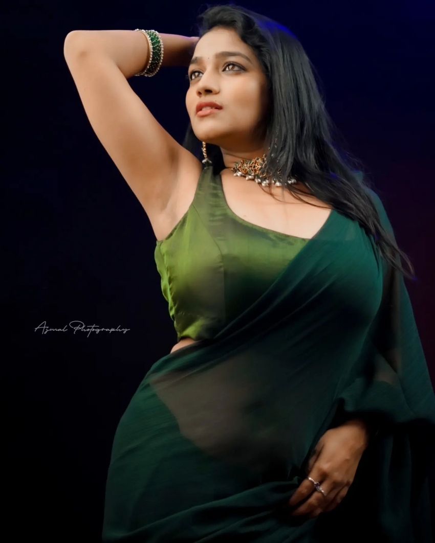 ಸೀರೆಯಲ್ಲಿ ಲಾವಣ್ಯ ಮನಿಕಂ ಒನಪು ವೈಯ್ಯಾರ 