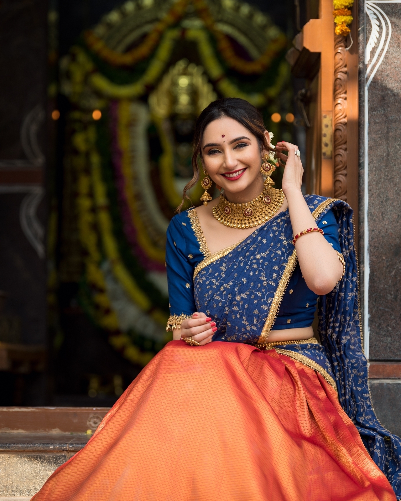 ಎಳ್ಳು ಬೆಲ್ಲ ತಿಂದು ಟ್ರೆಡಿಷನ್ ಲುಕ್ ಕೊಟ್ಟ ರಾಗಿಣಿ ದ್ವಿವೇದಿ