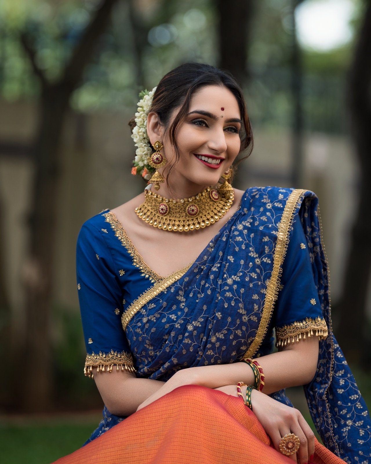 ಎಳ್ಳು ಬೆಲ್ಲ ತಿಂದು ಟ್ರೆಡಿಷನ್ ಲುಕ್ ಕೊಟ್ಟ ರಾಗಿಣಿ ದ್ವಿವೇದಿ