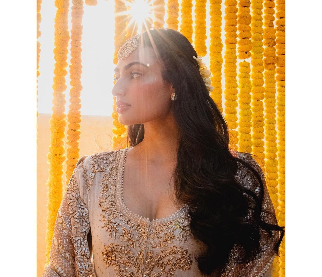 Athiya Shetty and KLRahul candid moments from haldi ceremony
