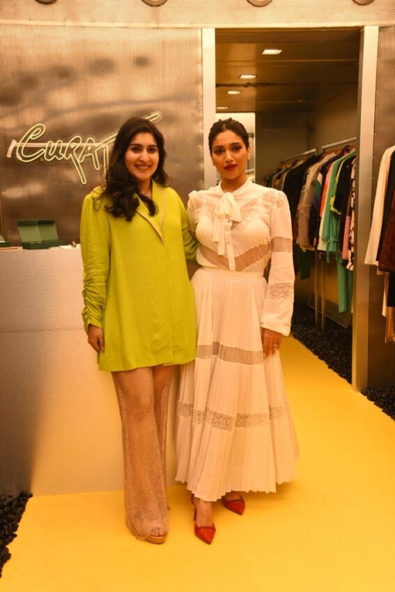 Bhumi Pednekar at the inauguration of Tanisha Agarwal's store Curato in Mumbai