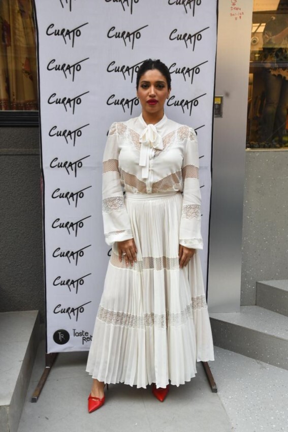 Bhumi Pednekar at the inauguration of Tanisha Agarwal's store Curato in Mumbai