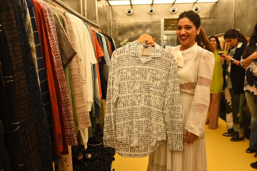 Bhumi Pednekar at the inauguration of Tanisha Agarwal's store Curato in Mumbai
