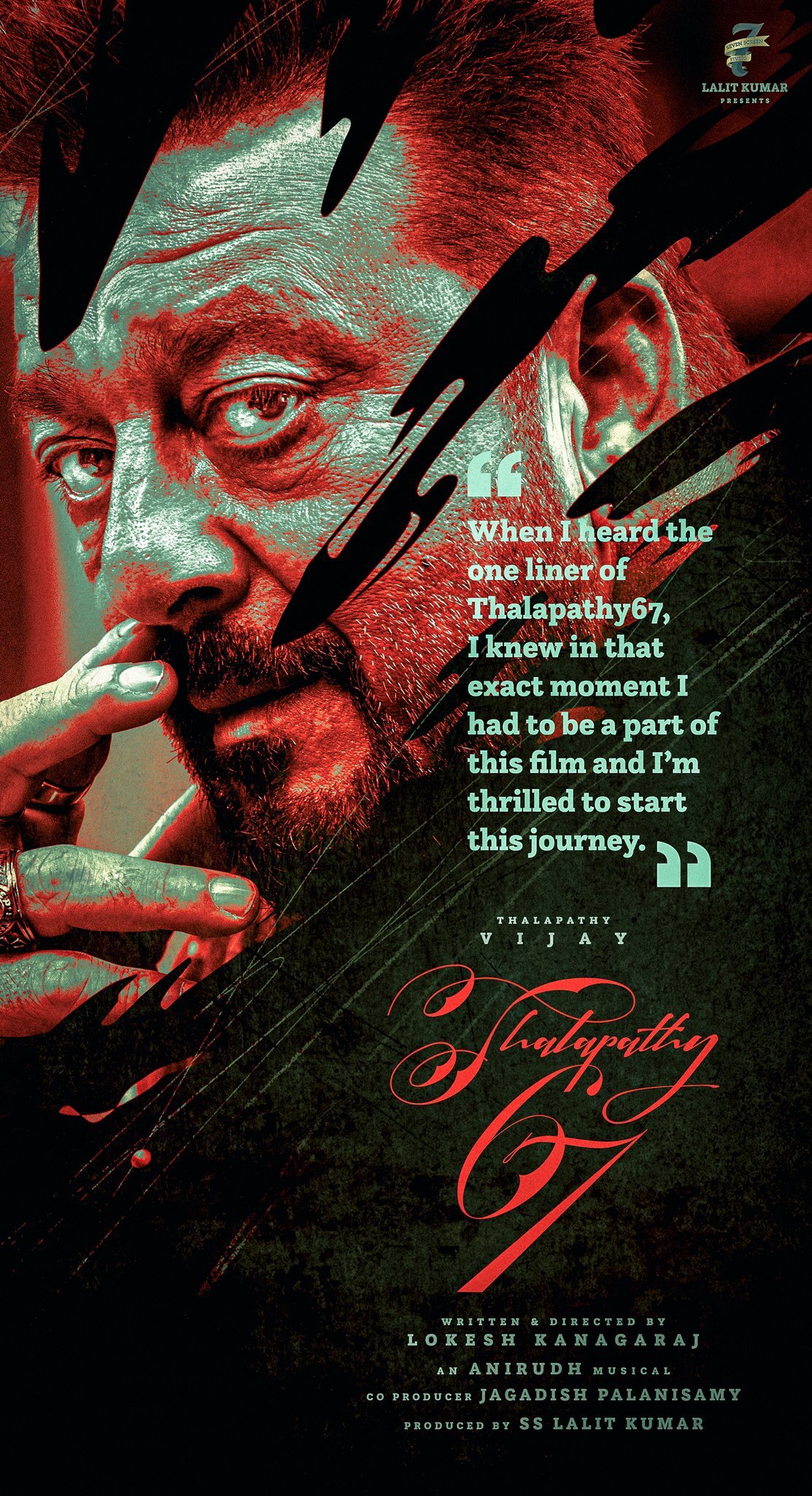 Know All About Thalapathy Vijay's 67th Movie!! Sanjay Dutt Will Play a Crucial Role in the movie