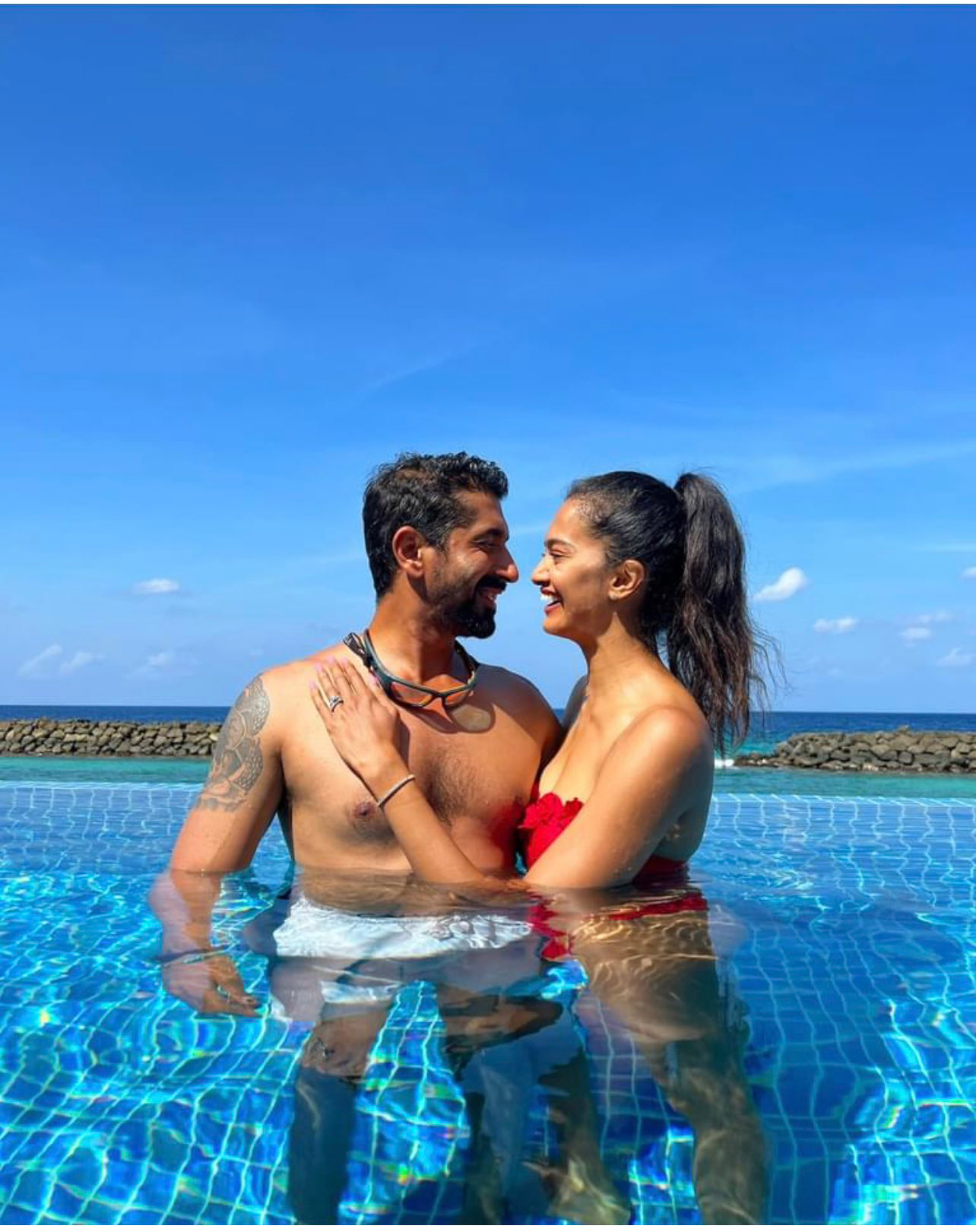 Vajrakaya Fame Shubra Aiyappa and Businessman Vishal Shivappa Wedding Photos