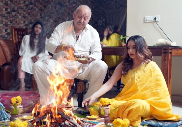 Ragini Dwivedi: ಮಹಾಶಿವರಾತ್ರಿಯಲ್ಲಿ ಕುಟುಂಬದೊಂದಿಗೆ ಹೋಮ ಮಾಡಿಸಿದ ರಾಗಿಣಿ
