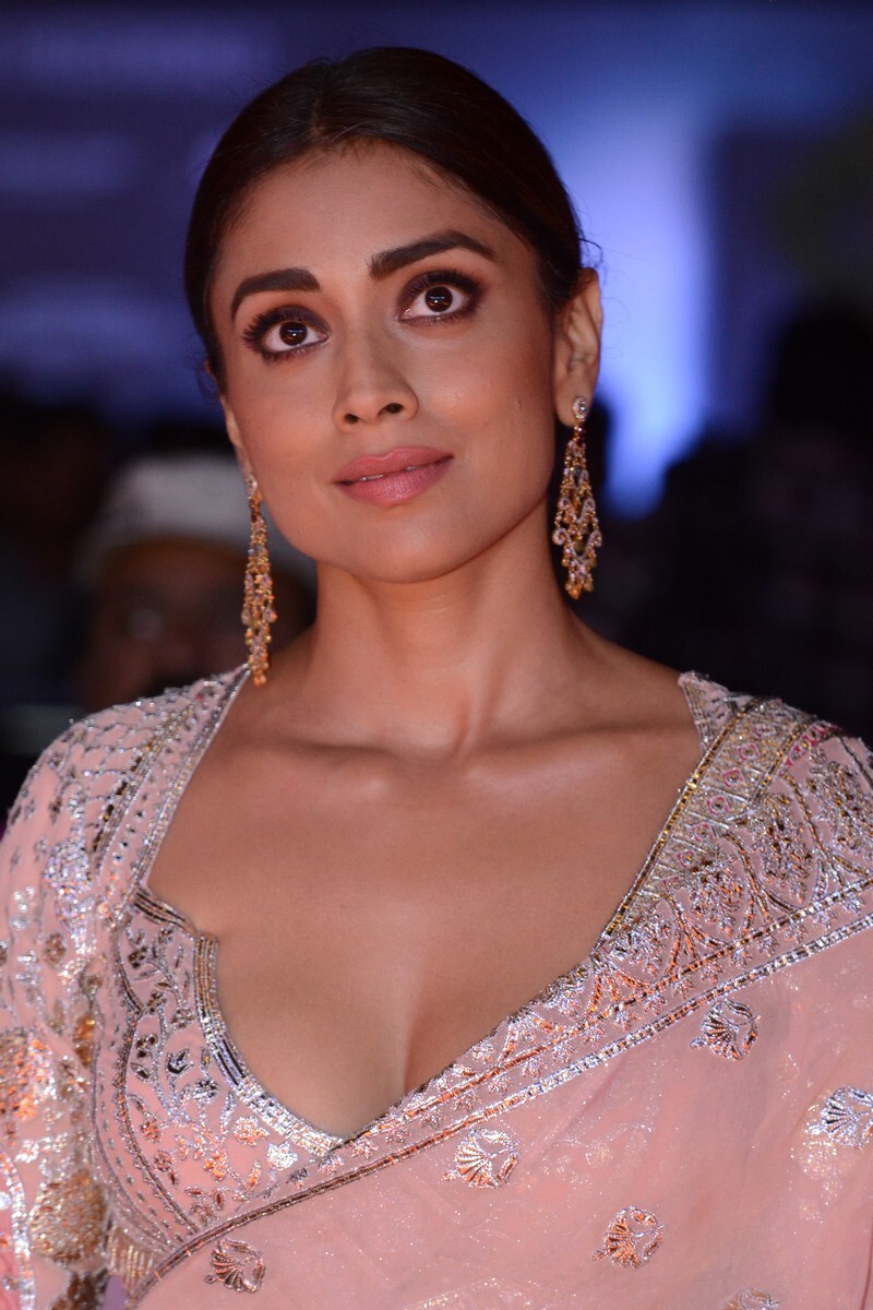 Shriya Saran వయసు పెరిగినా వన్నె తగ్గని శ్రీయాసరన్.. ఎద అందాల విందు