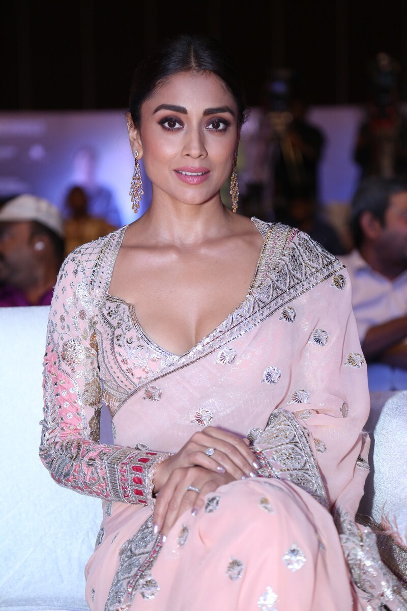 Shriya Saran వయసు పెరిగినా వన్నె తగ్గని శ్రీయాసరన్.. ఎద అందాల విందు