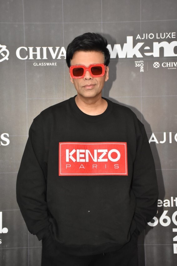 Sussanne Khan, Punit Malhotra, Karan Johar snapped at Jio World Garden BKC