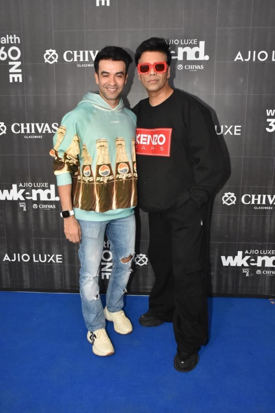 Sussanne Khan, Punit Malhotra, Karan Johar snapped at Jio World Garden BKC