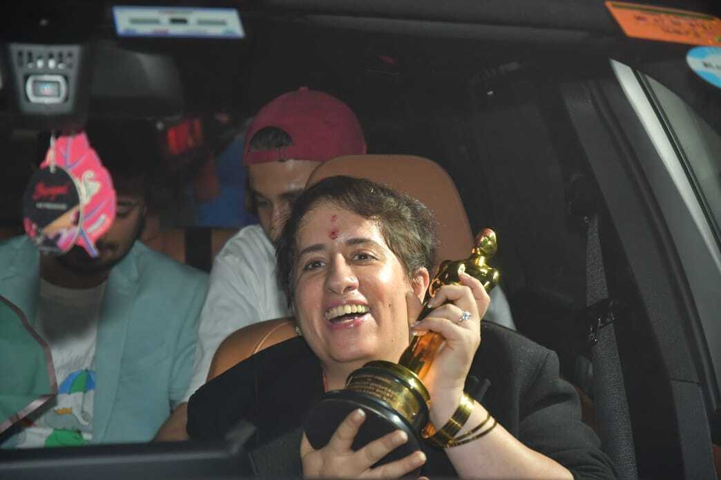 Guneet Monga Brings Oscar Home For The Elephant Whisperers; See Photos