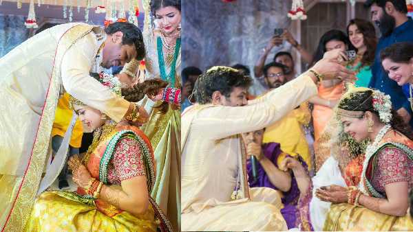 Manchu Manoj ఘనంగా మంచు మనోజ్ వివాహం.. భూమ మౌనిక మెడలో మూడు మూళ్లు వేసి.. 