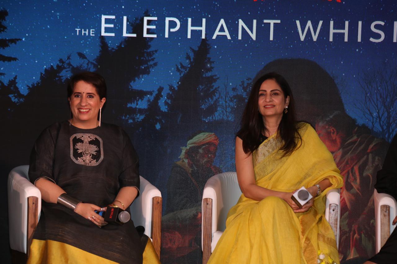 Oscar Winning Film The Elephant Whisperers Press In New Delhi