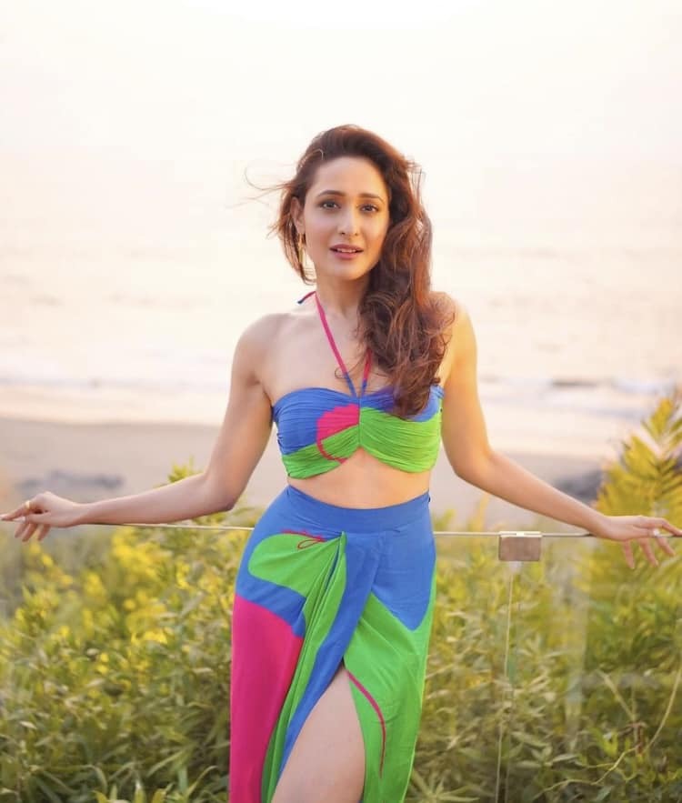 Pragya Jaiswal Enjoys Her Beach Vacation In Swimwear