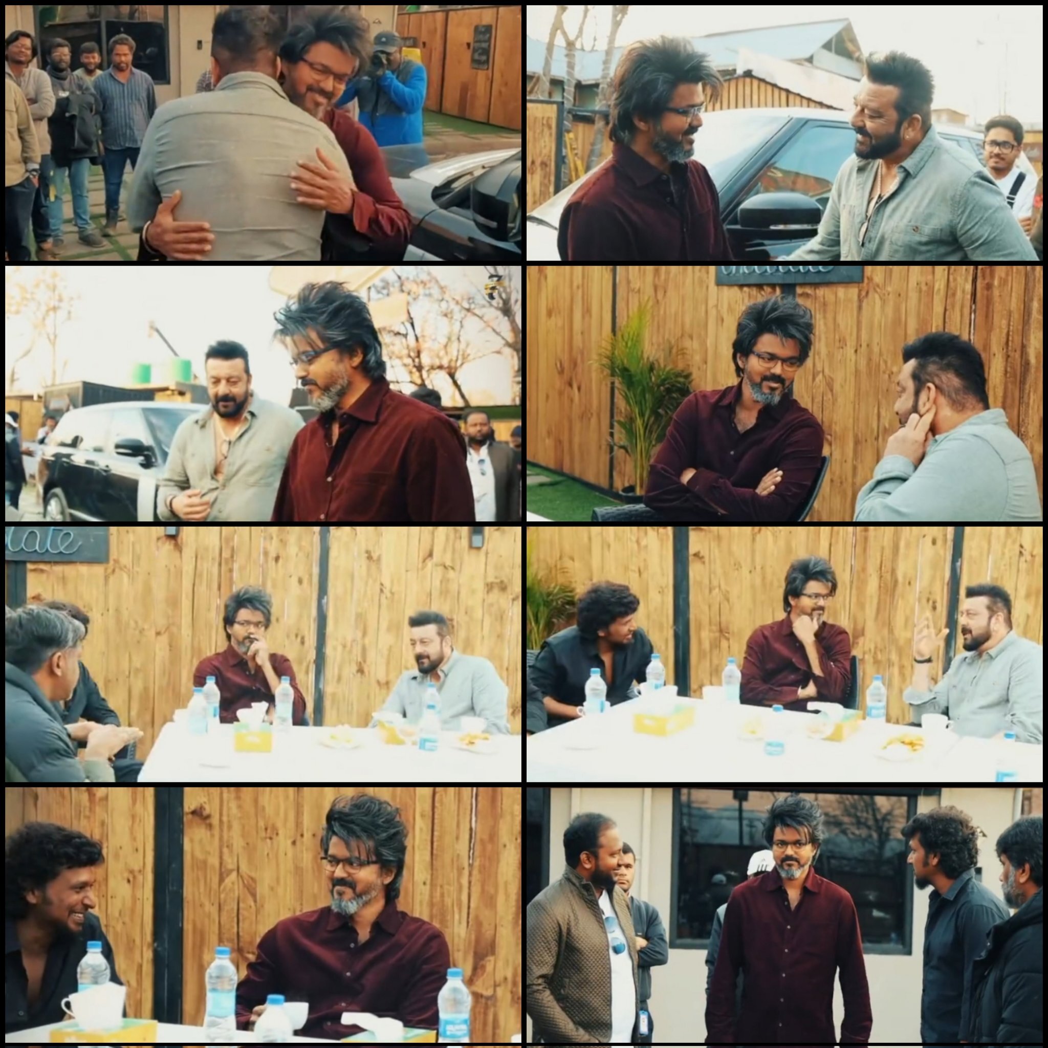 PHOTOS: ப்பா.. சால்ட் அண்ட் பெப்பர் சும்மா தெறிக்குதே.. லியோ நியூ லுக்கில் கெத்துக் காட்டும் விஜய்!