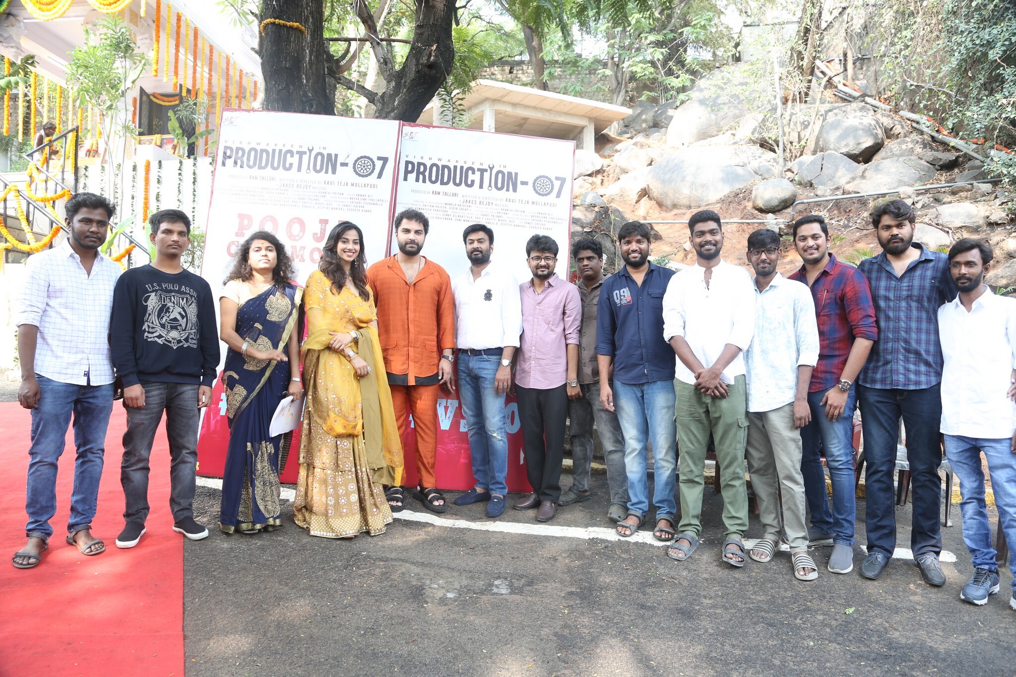 Vishwak Sen New Movie Opening Stills