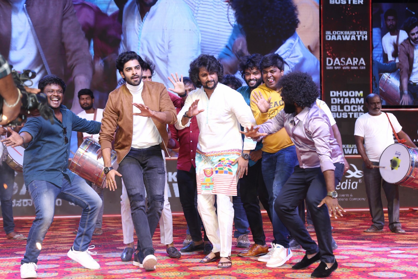 Dasara Movie Block Buster Daawath Event Held at Karimnagar