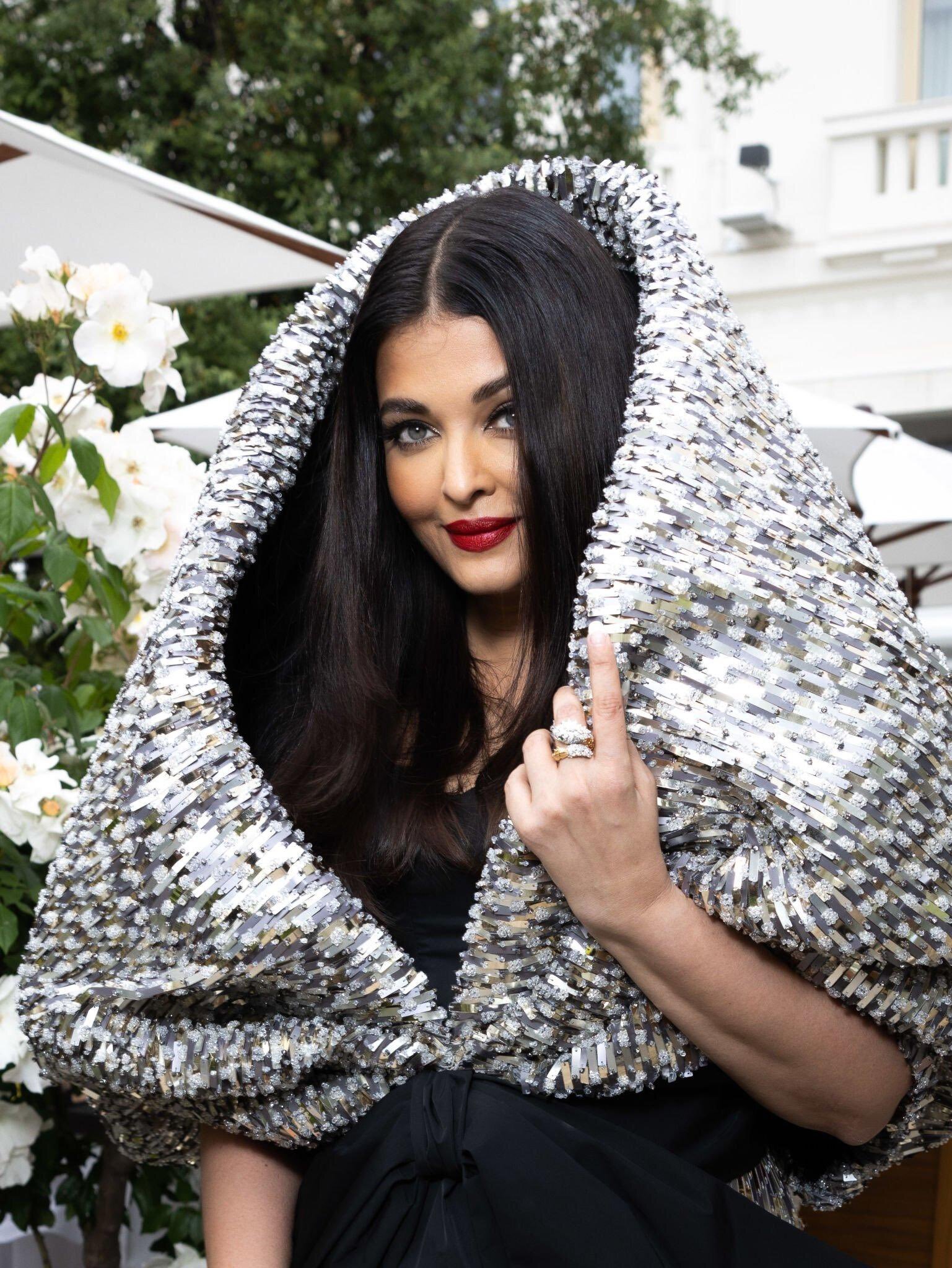 Cannes 2023: The OG of Cannes red carpet Aishwarya Rai Bachchan graces the occasion in a hooded silver cape gown