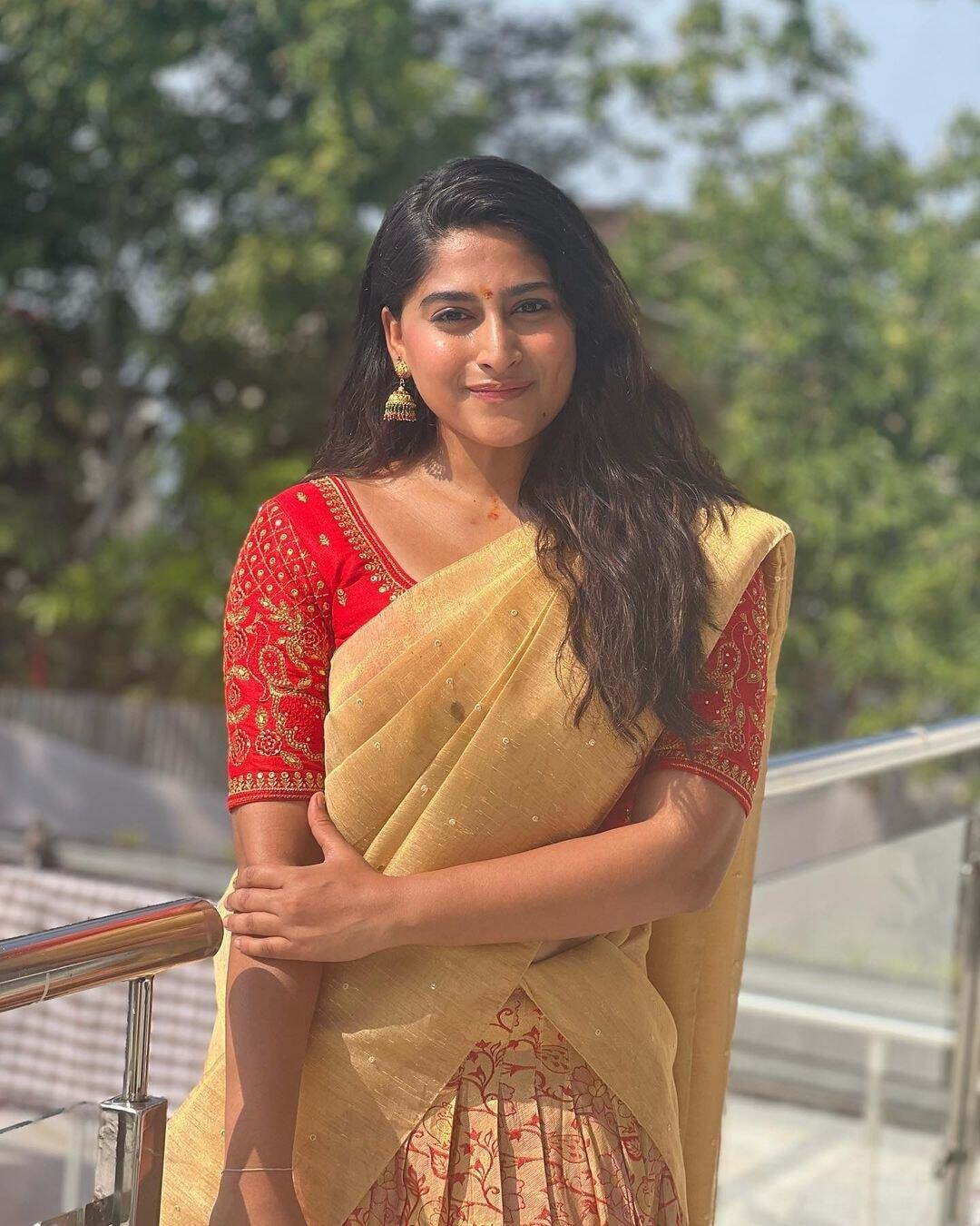 Nishvika Naidu Visits Tirupati Temple with Friends And Family