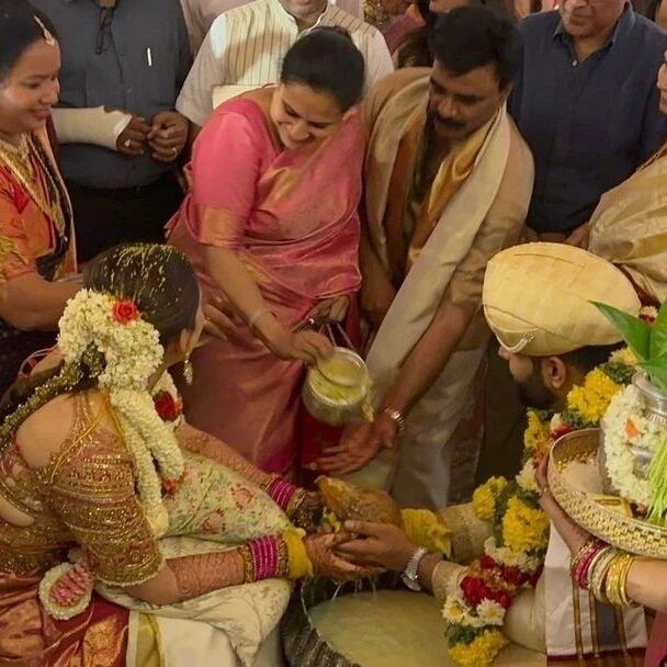 Abishek Ambareesh Tied Knot With Fashion Designer Aviva Bidapa