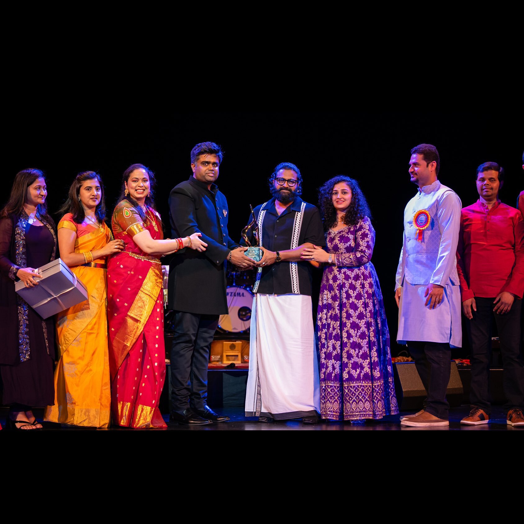 Kantara star Rishab Shetty presented with the Vishwa Shrestha Kannadiga 2023 Award in US