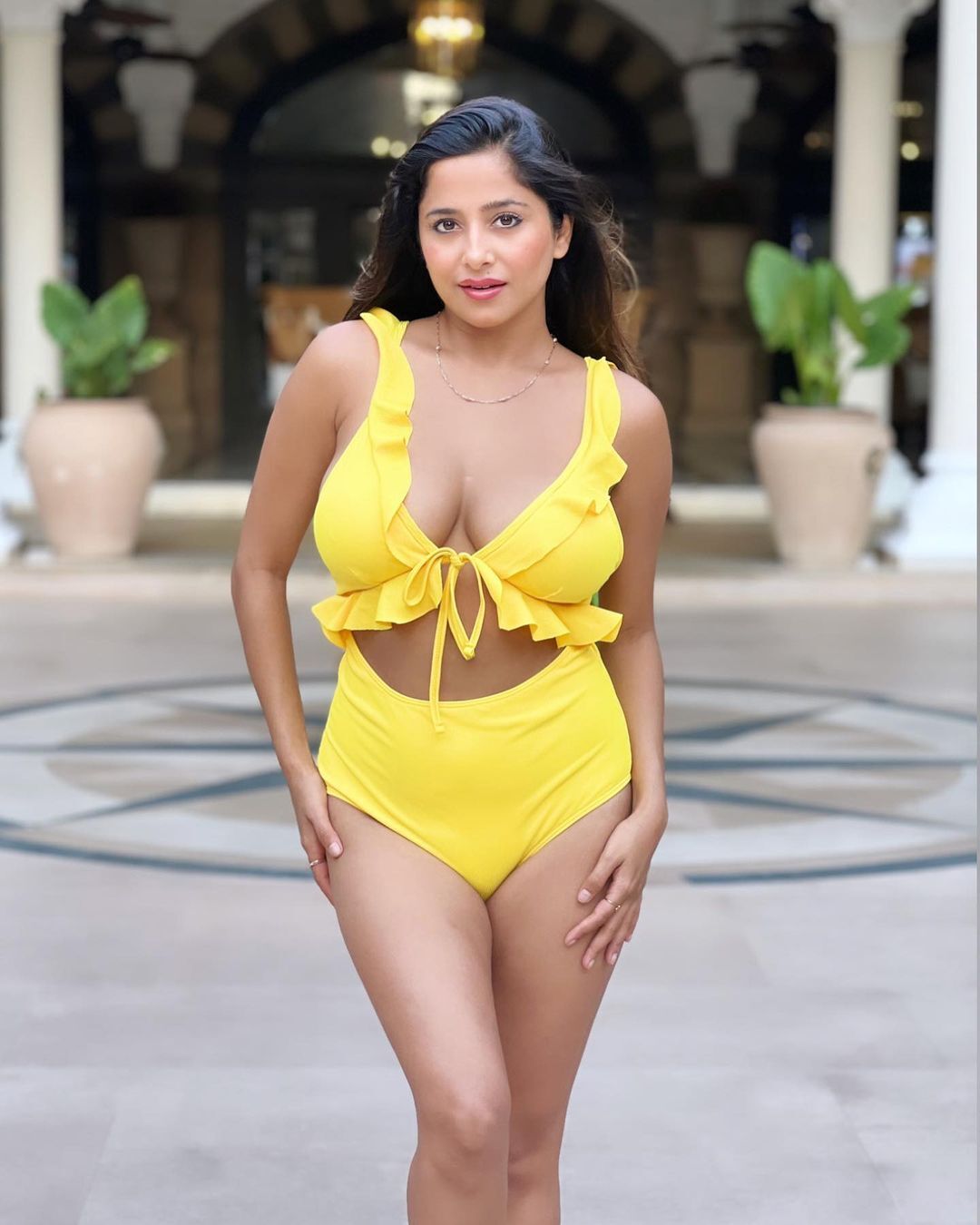 Kate Sharma Looks Stunning In Her Yellow Bikini; See Photos