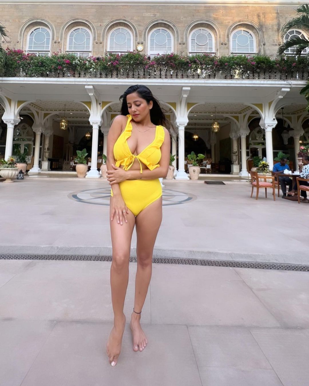 Kate Sharma Looks Stunning In Her Yellow Bikini; See Photos