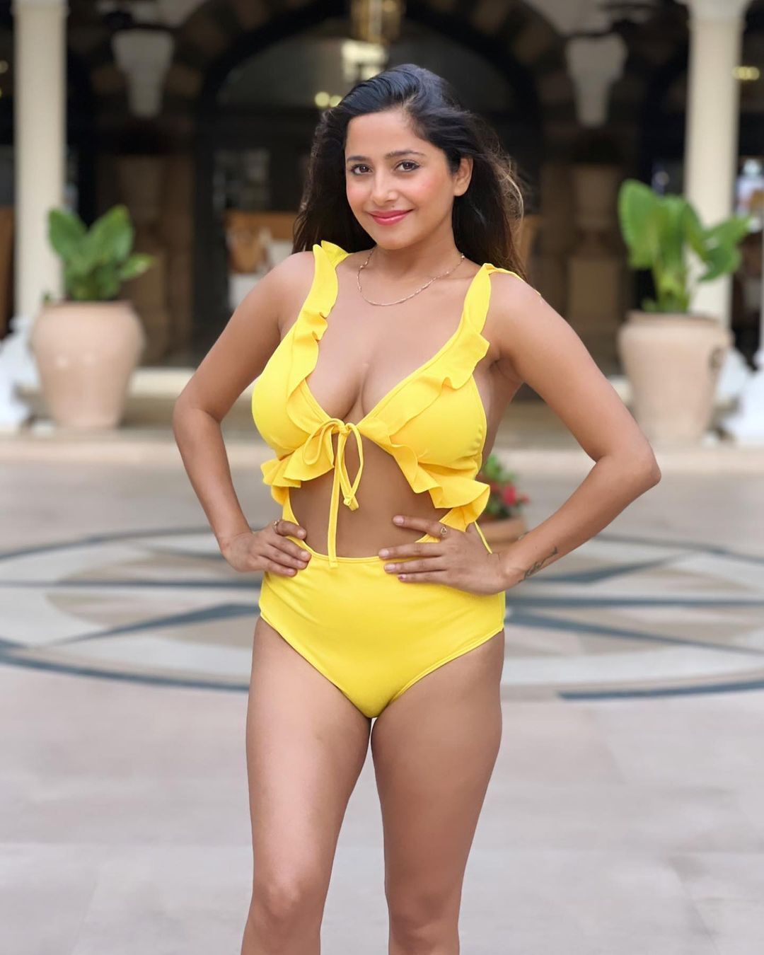 Kate Sharma Looks Stunning In Her Yellow Bikini; See Photos