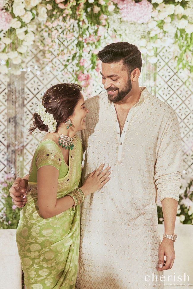 The Mega Family Members at Varun Tej and Lavanya Tripathi’s intimate engagement ceremony