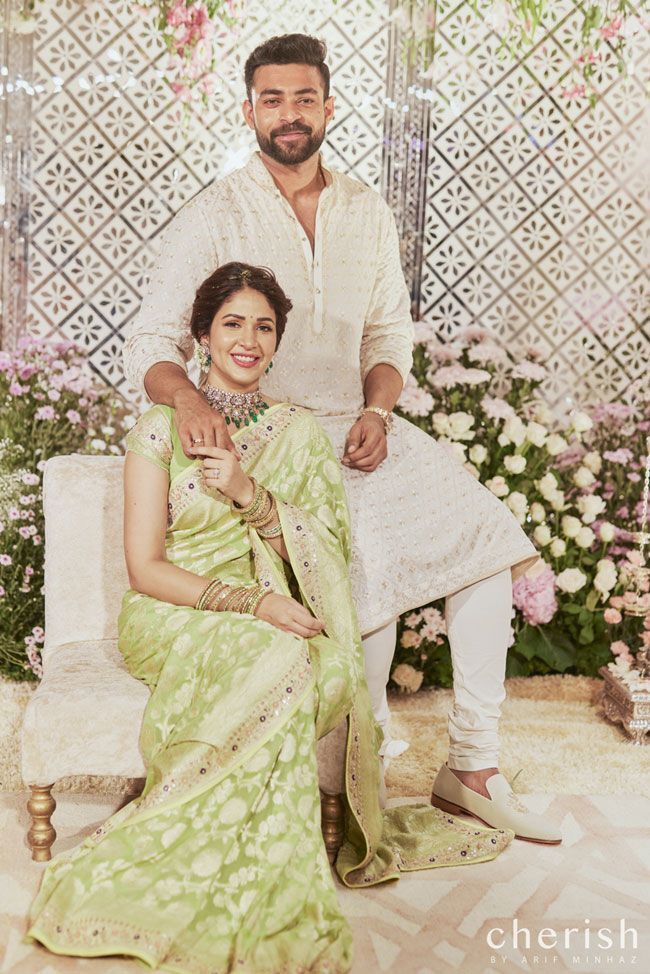 The Mega Family Members at Varun Tej and Lavanya Tripathi’s intimate engagement ceremony