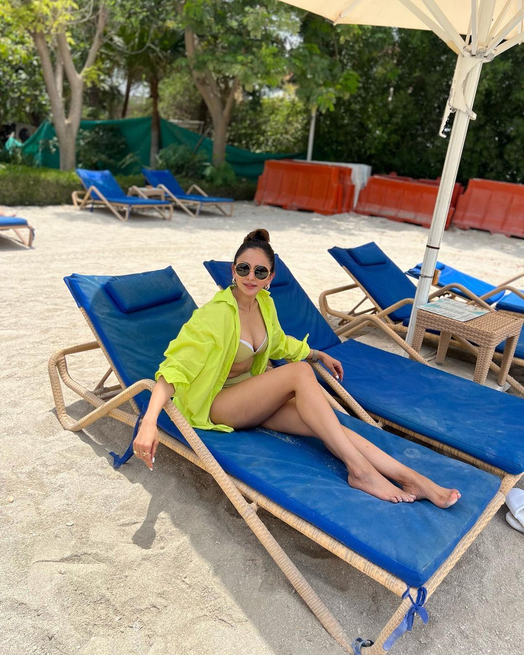 Rakul Preet Singh Turns Up the Heat in Dubai with Her Green Bikini Glam