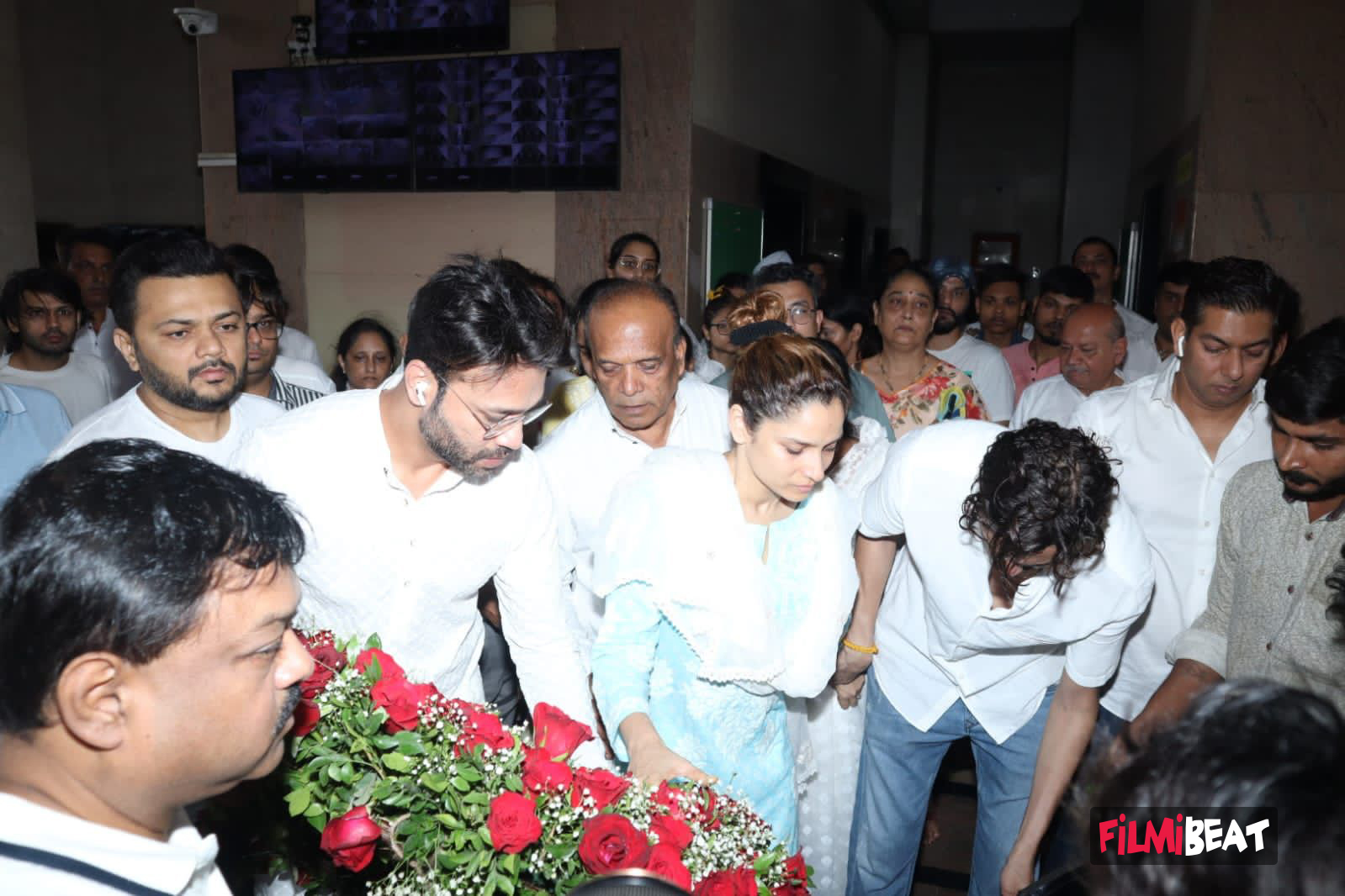 Ankita Lokhande's father's funeral