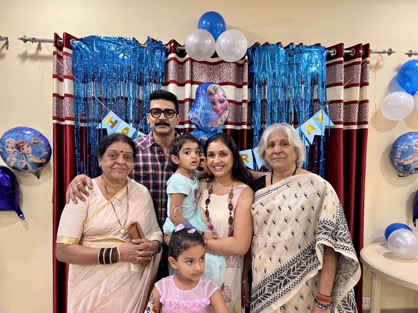 Anu Prabhakar Mukherjee Daughter Nandana 5th Birthday Celebration