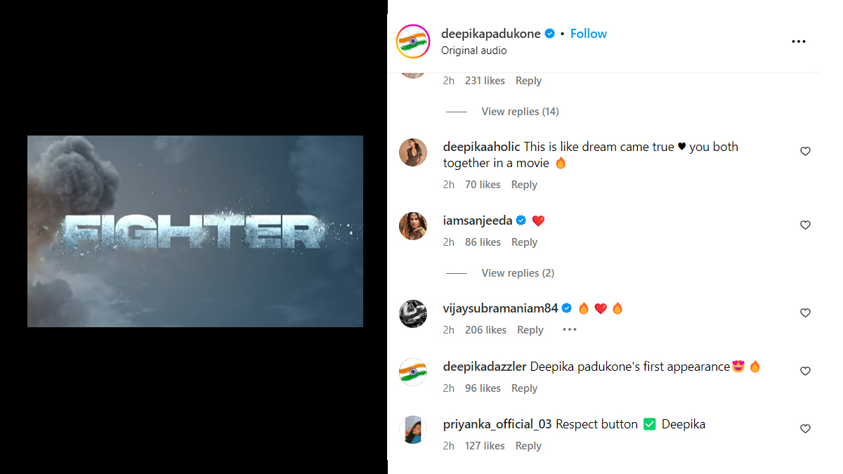 Fighter Motion Poster: Hrithik Roshan and Deepika Padukone Starrer Fighter’s First Look Unveiled