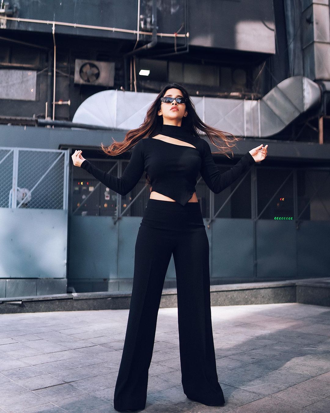 Nabha Natesh Mesmerizes in All-White Co-ord Set, Leaves Fans in Awe