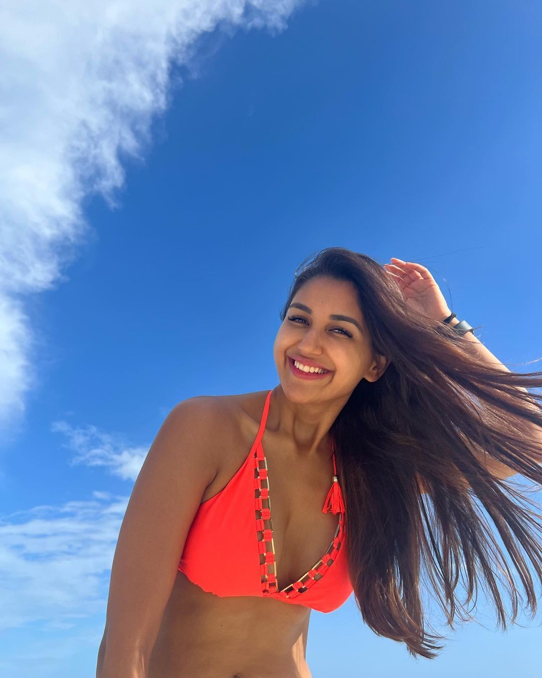 Nikita Dutta's Stunning Orange Bikini Photos Break the Internet